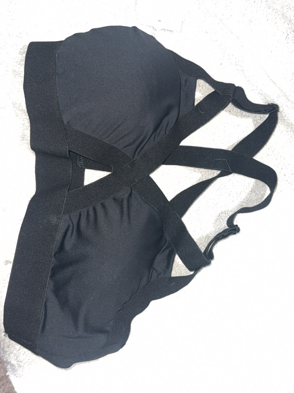 BuffBunny Black Strappy Bralette